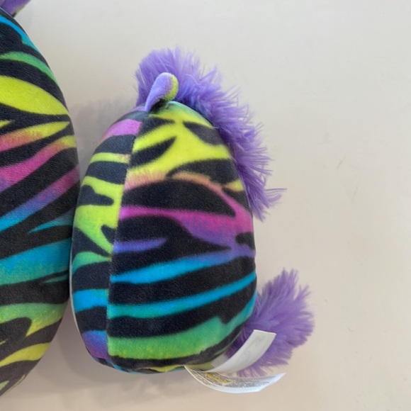 Squishmallows Toys Squishmallow Safiyah The Rainbow Zebra Set Euc